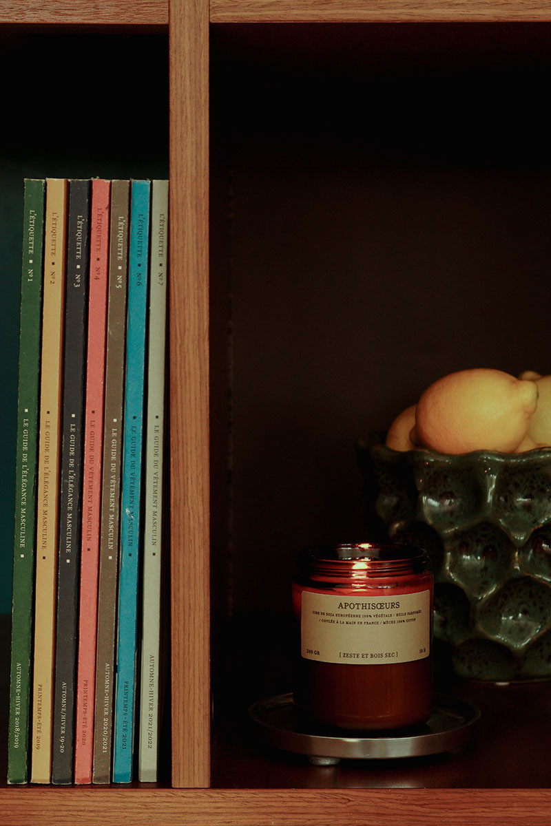 Bougie parfumée zeste et bois sec - 200gr