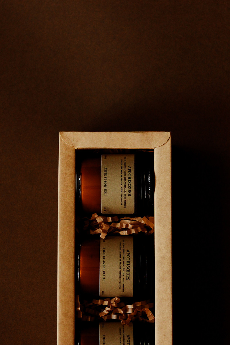 Coffret découverte - 3 bougies parfumées