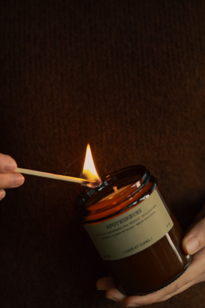 Coffee and Tonka candle