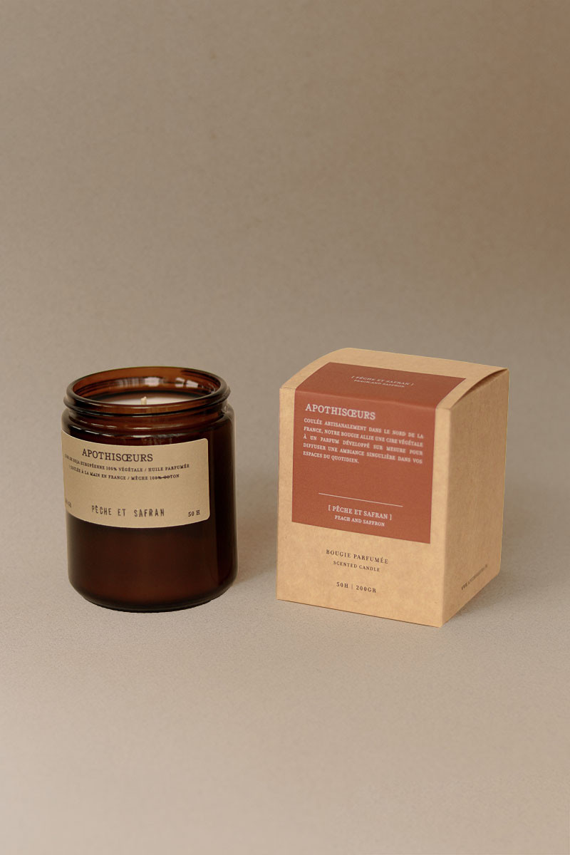 Peach and Safran Candle